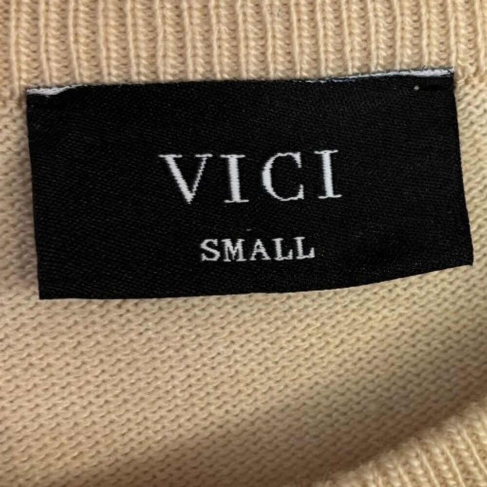 VICI Saddle Rose Knit Floral Cardigan Small Cream Coral Button Front Long Sleeve - Picture 9 of 15